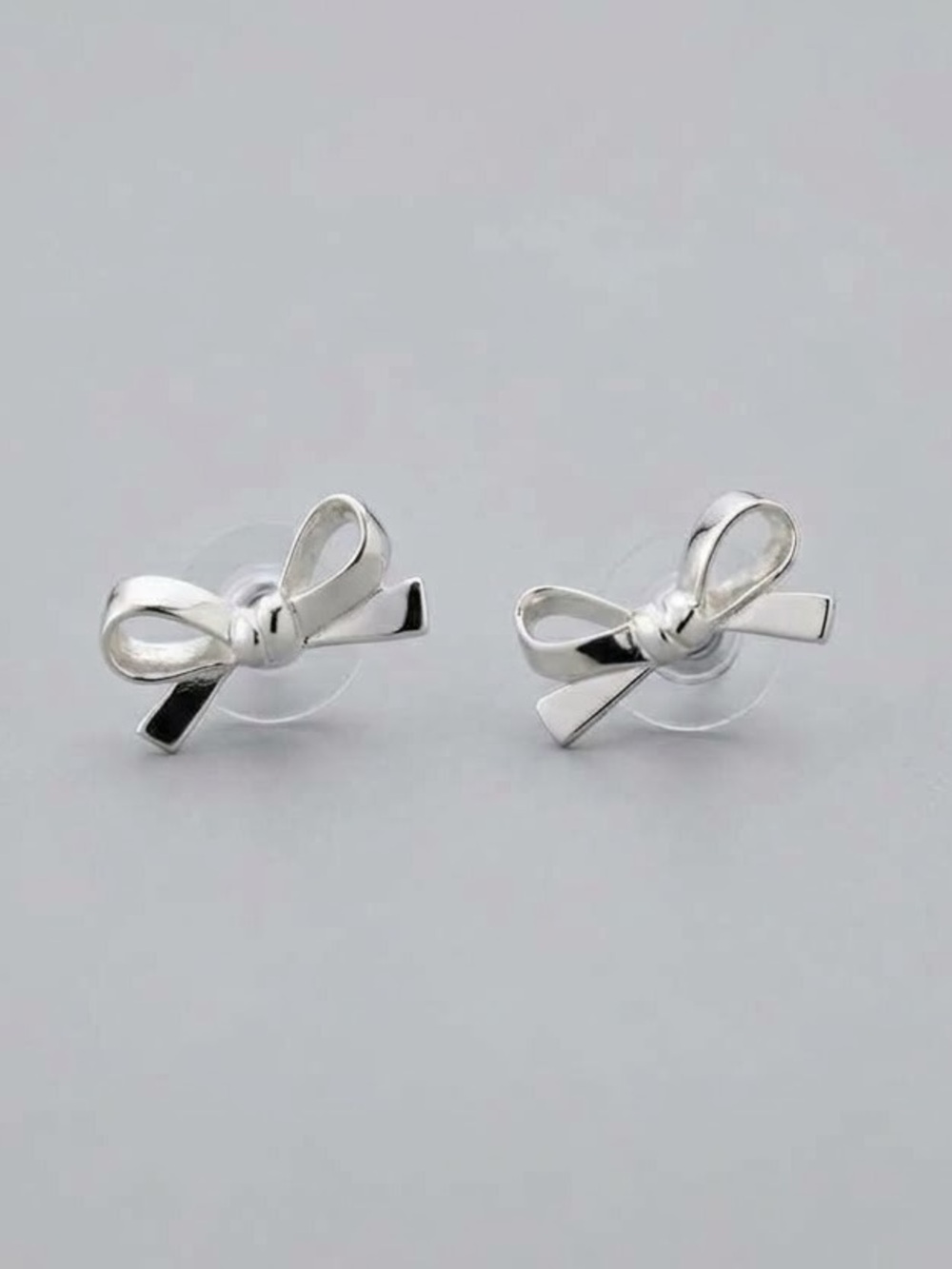 Kate Spade Silver Bow Earrings